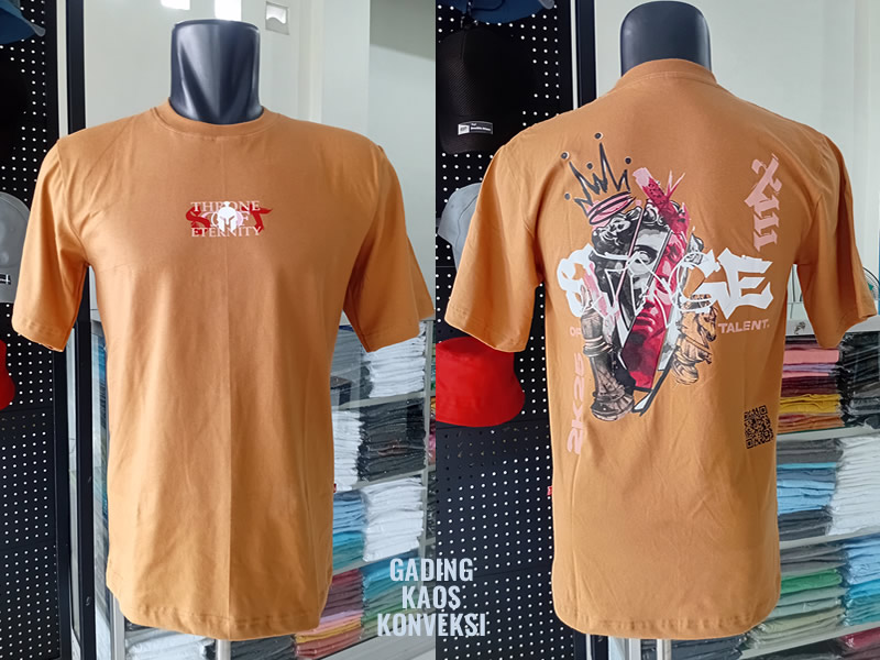 kaos cotton combed asli